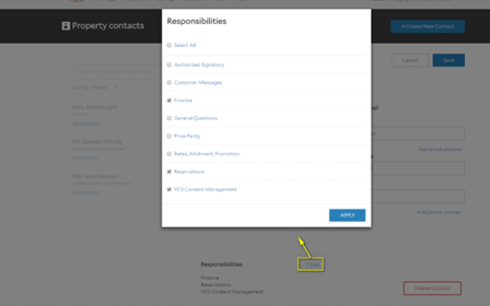 Responsibilities and subscriptions in Partner Portal
