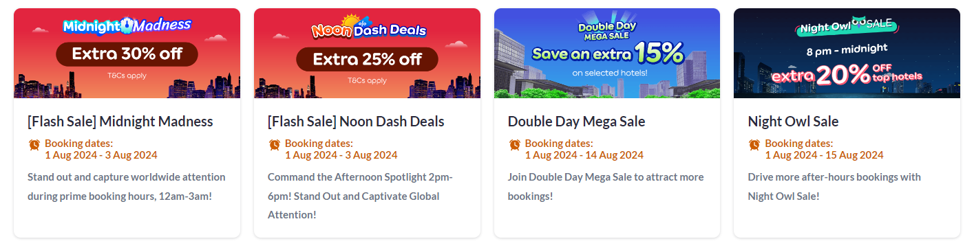Seasonal promotions
